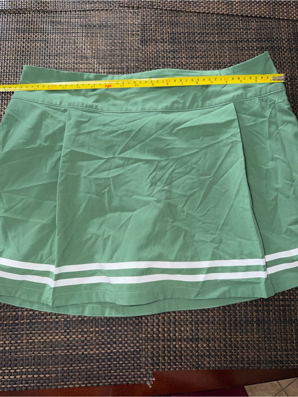 NWT CALIA Golf Truelight 15” Skort Women’s Size 14 Green UPF 50+ Athletic Skirt